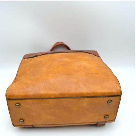 Vintage Colorblock Backpack  